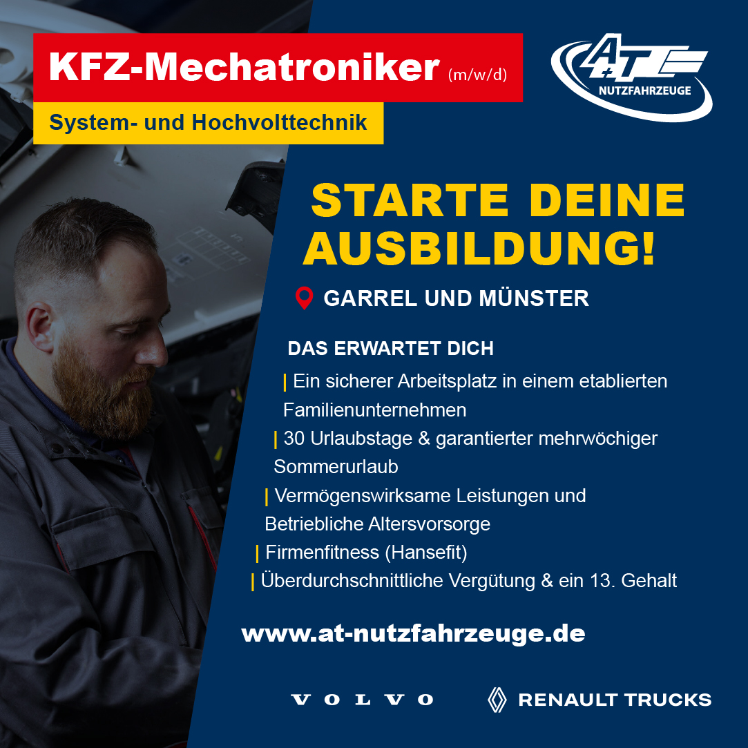 Kfz-Mechatroniker (M/W/D) Schwerpunkt System- und Hochvolttechnik